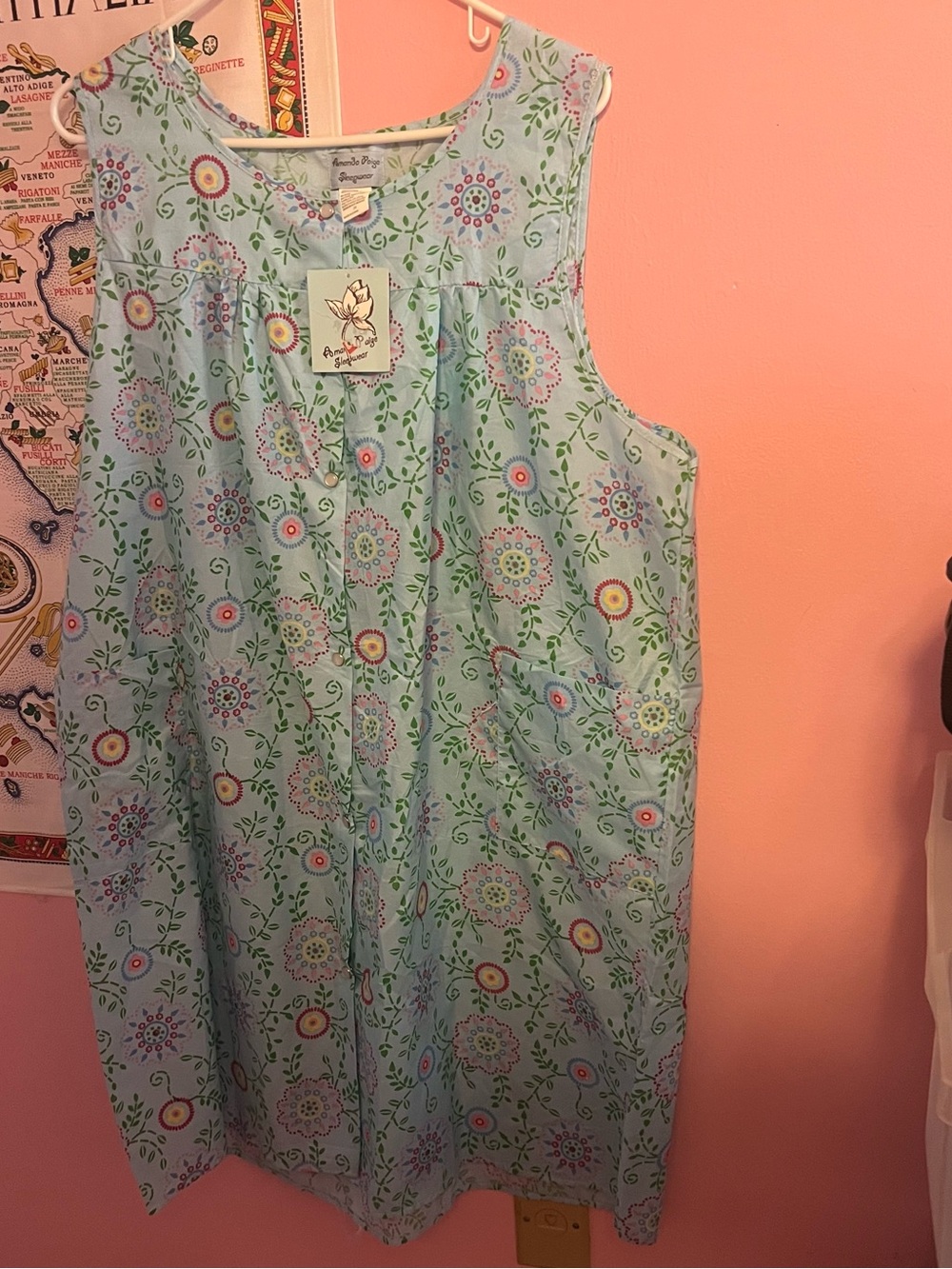 Amanda Paige Sleepwear Vintage sleeveless Housecoat